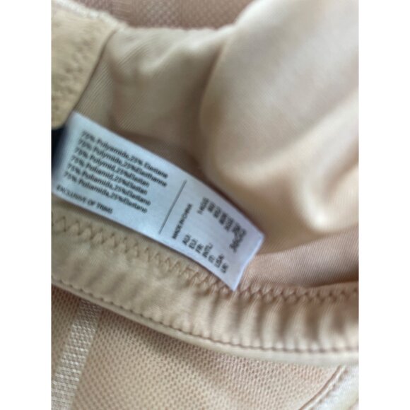 Parfait Lace-Up Beige Underwire Bra 38DD - Picture 6 of 10